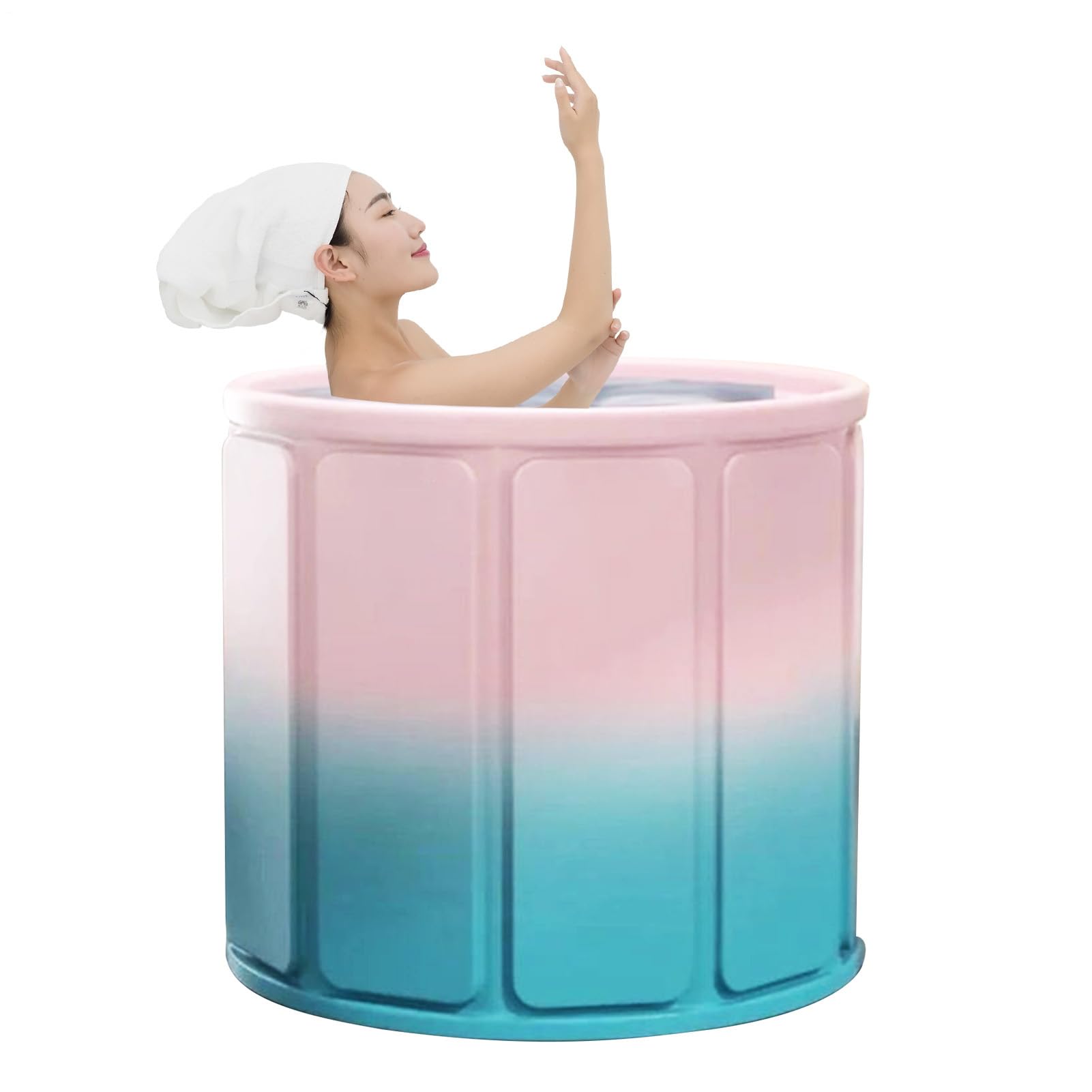 Bañera Plegable para Adultos Bañera Infantil | Tina Portátil de Cuerpo Completo Para Niños, Adultos y Personas Mayores, Para Bebés
