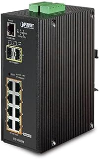 IGS-10020PT / Industrial 8-Port 10/100/1000T 802.3af PoE + 2-Port 100/1000X SFP Managed Switch with Wide Operating Temperature