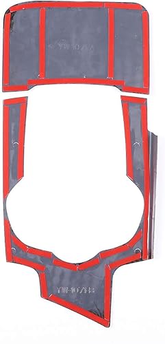 Miniatura 7 de CHEYA Fibra de carbono ABS para Alfa Romeo Giulia 2017-2019 Interior del coche consola central cambio panel cubierta ajuste auto accesorios