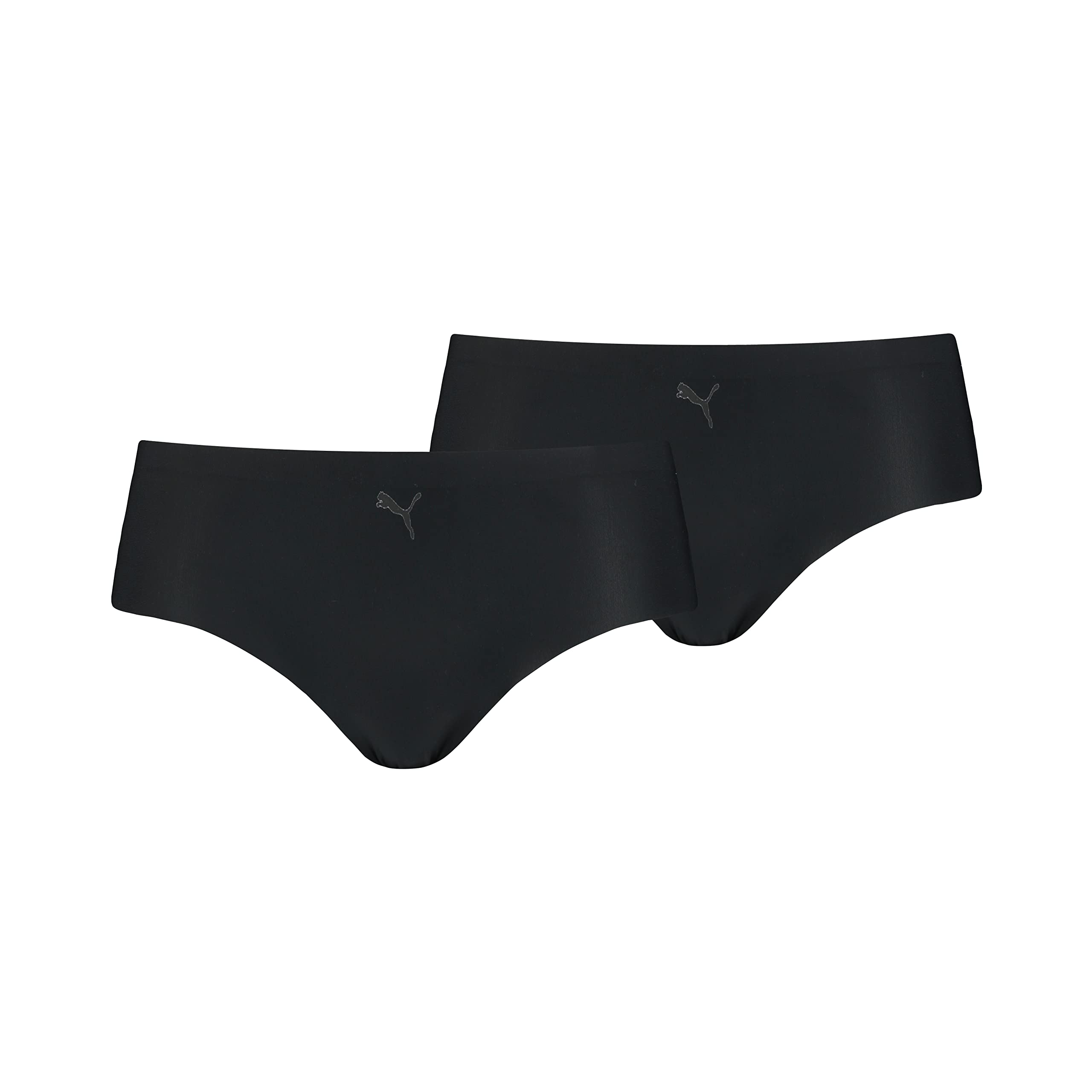 PUMA Women's HIPSTER, Black, M (pack of 2)
