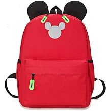Mouse Shaped Backpack for Daily Use, 12 inches RED