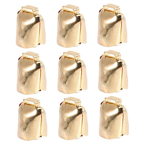 CIYODO Pet Necklace Bells 10pcs Dog Cat Collar Bells Iron Craft DIY Jewelry for Home Decor