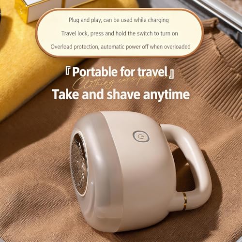 Rasoir à peluches électrique portable à 2 vitesses pour pull et canapé - 5