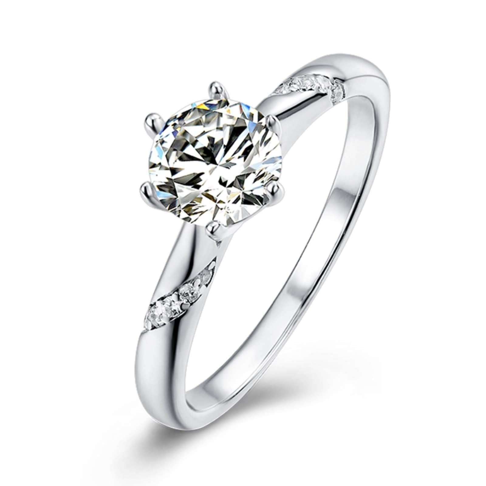 Joyeria - Anello in argento, set regalo da donna, croce celtica, in argento Sterling, per San Valentino, anniversario