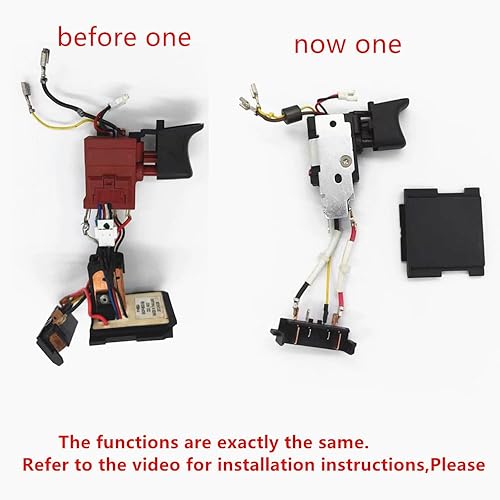 Miniatura 4 de N860998 N359999 N268389 N084669 KIMGU Interruptor Reemplazo para DeWALT DCF880 DCF885 DCF885B DCF885C2 DCF885L2 DCF885M2 DCF885L1 Impact Driver