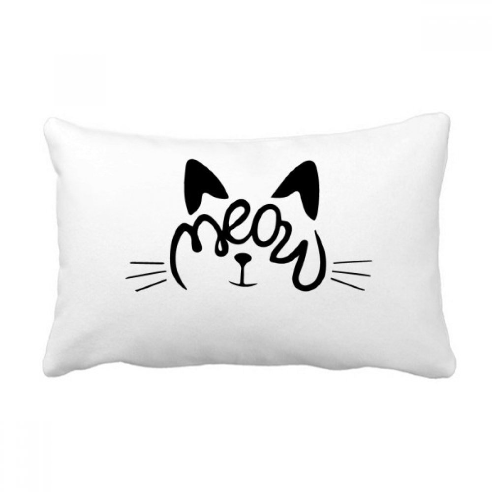 Coussin oreiller lombaire chat meow contre le mal de dos sur canapé et chaise
