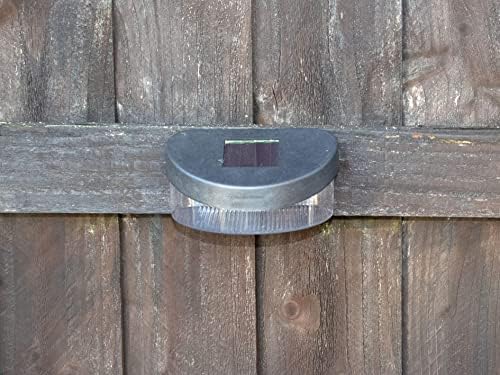 SoSupplies 6 x Solar Powered Door Fence Wall Lights LED Outdoor Garden Lighting