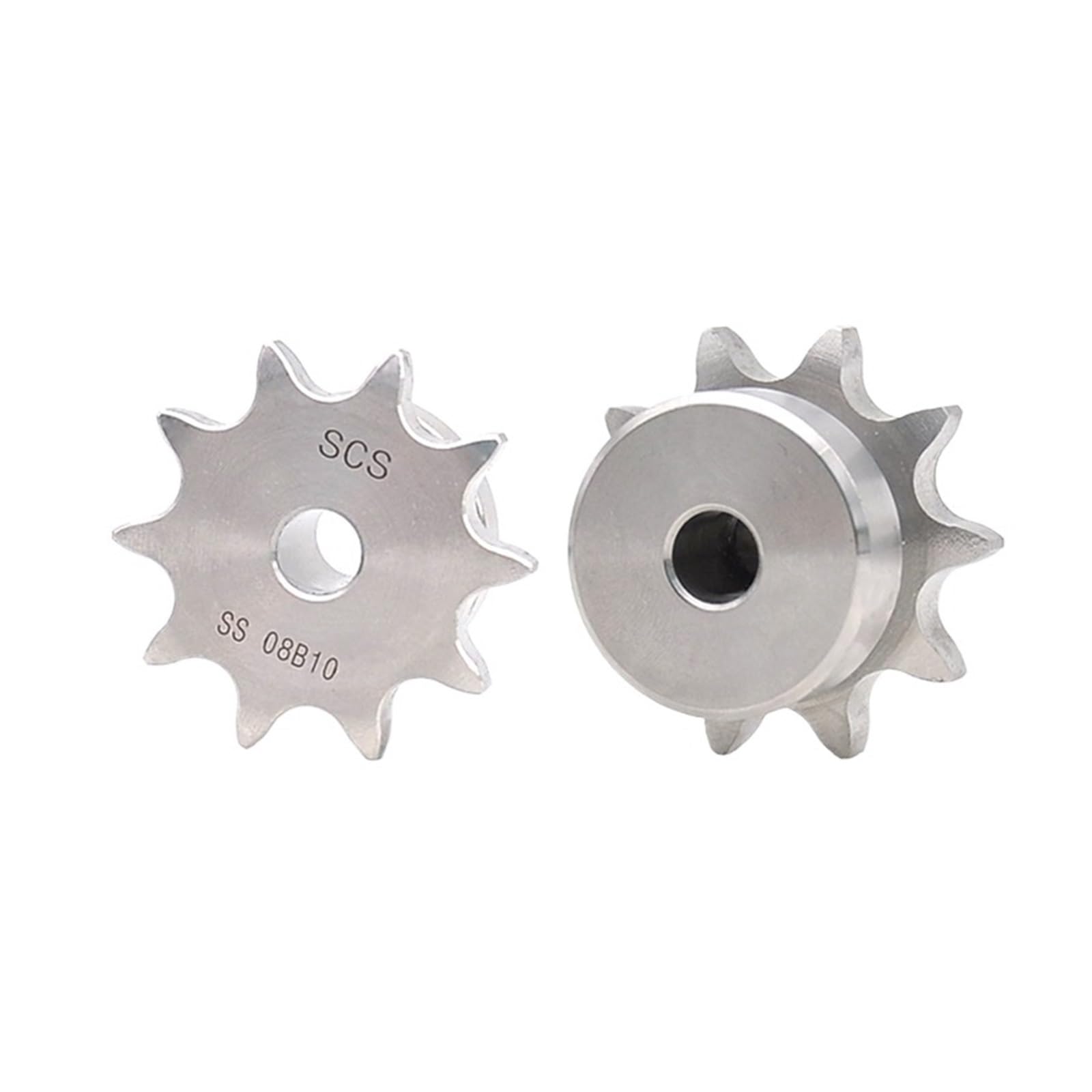 Bevel Gear Pinion Hardware Mechanical 1pcs 10-23 Teeth Stainless Steel Chain Sprocket 08B Industrial Drive Sprocket Gear Chain Chain Pinion(23 Teeth)