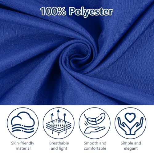 AUYAO Abschluss Talar mit Bachelor Hut Unisex Absolventen Robe Doktorhut Absolventenkappe Bachelor Uni Master Kostüm Abschluss Hochschule Geschenke Absolventen Akademischer Herren Damen, Dunkelblau M