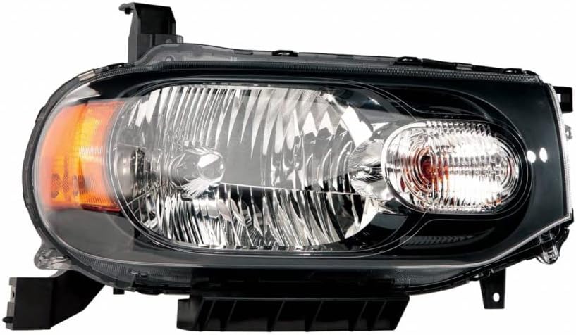 CarLights360: For 2009-2014 NISSAN CUBE Headlight Assembly Passenger Side w/Bulbs Black Housing-DOT Certified Replacement for NI2503192 | 26010-1FC0B, 26010-1FC0A