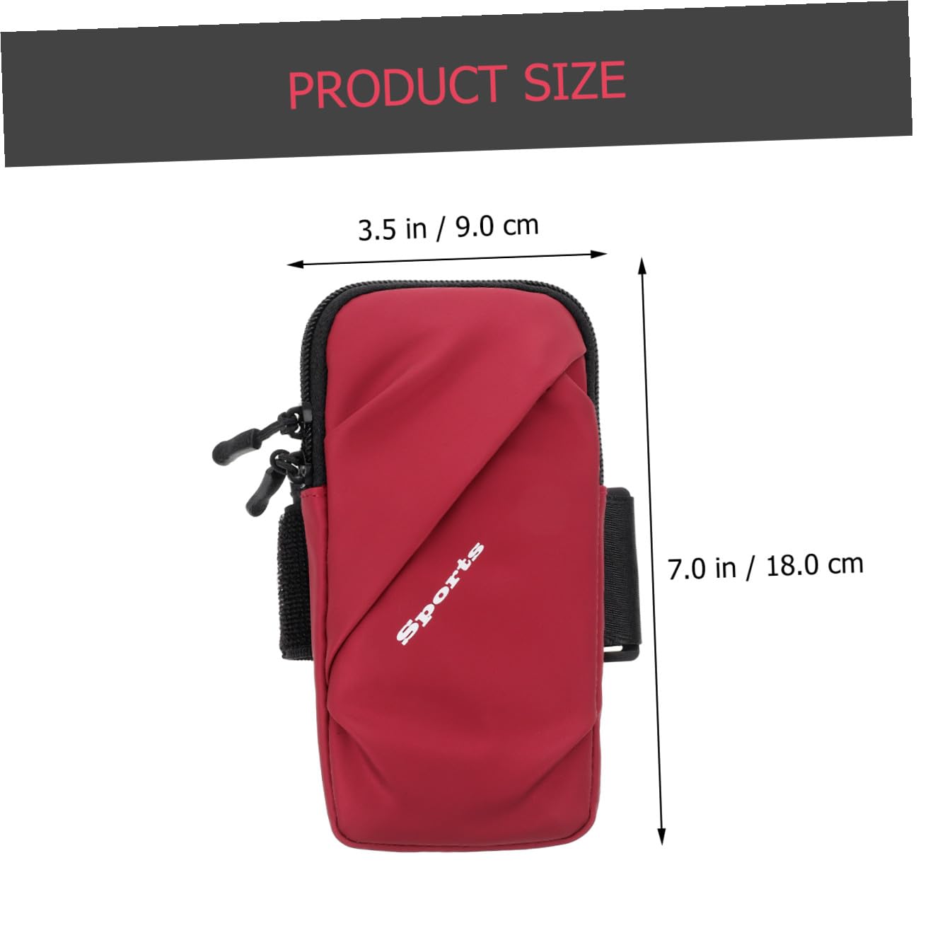 Gatuida 3pezzi Fascia Sportiva Per Smartphone Borsa Porta Telefono e Leggera Accessorio Per Corsa e Allenamento Design Elastico Con Doppia Cerniera e Materiale Resistente