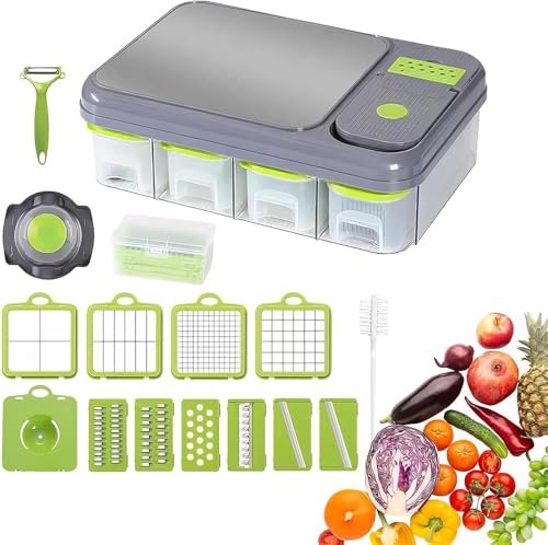 Cortadora y Mandolina para Verduras con Contenedores y Accesorios miniatura 1