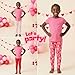 Unique Baby Girls Valentines Day Heart Leggings 3 Pack Outfit for Toddler and Kids (12M, Love Hearts)