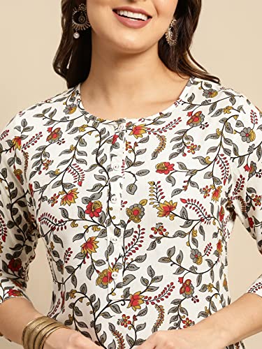 Image of rangita Yellow Rayon Calf Length Striped Straight Kurti for Women | Kurta for Women