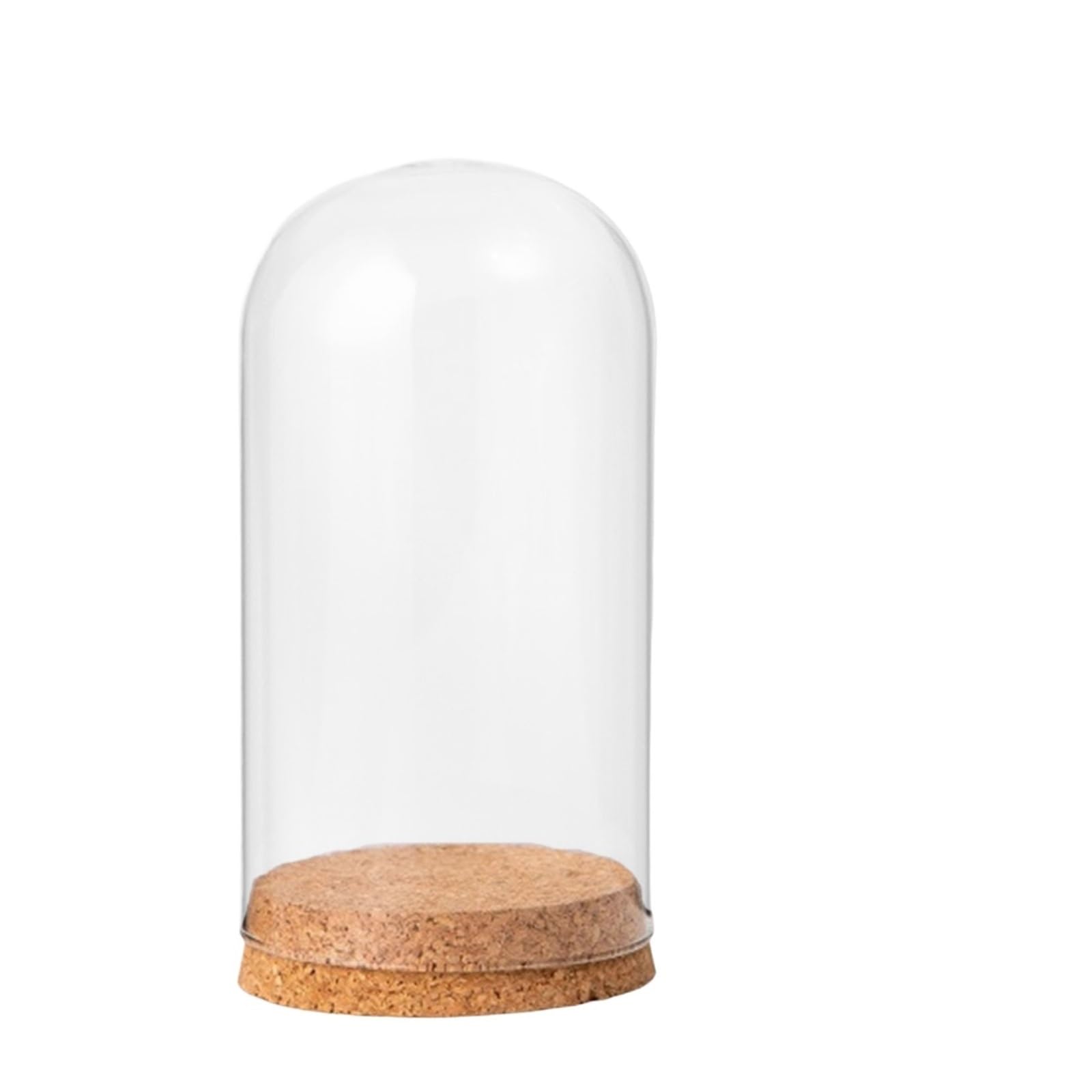 WYQXTY Clear Glass Cloche Display Glass Cloche Dome Clear Glass Display Bell Jar Multiple Sizes(9cmx12cm)