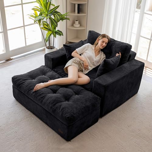MAXYOYO Modular Sectional Chaise Lounge Sofa,...