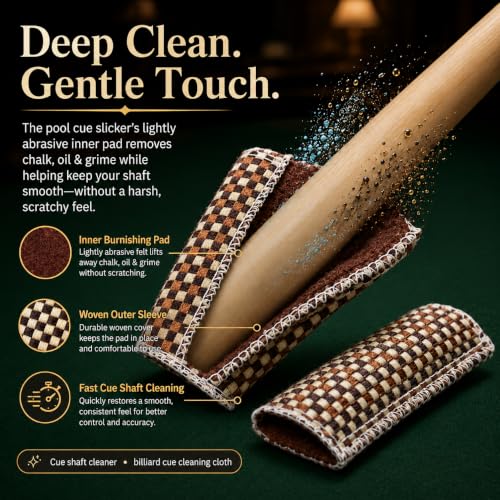 Trapo de limpieza de billar suave para accesorios de madera 6