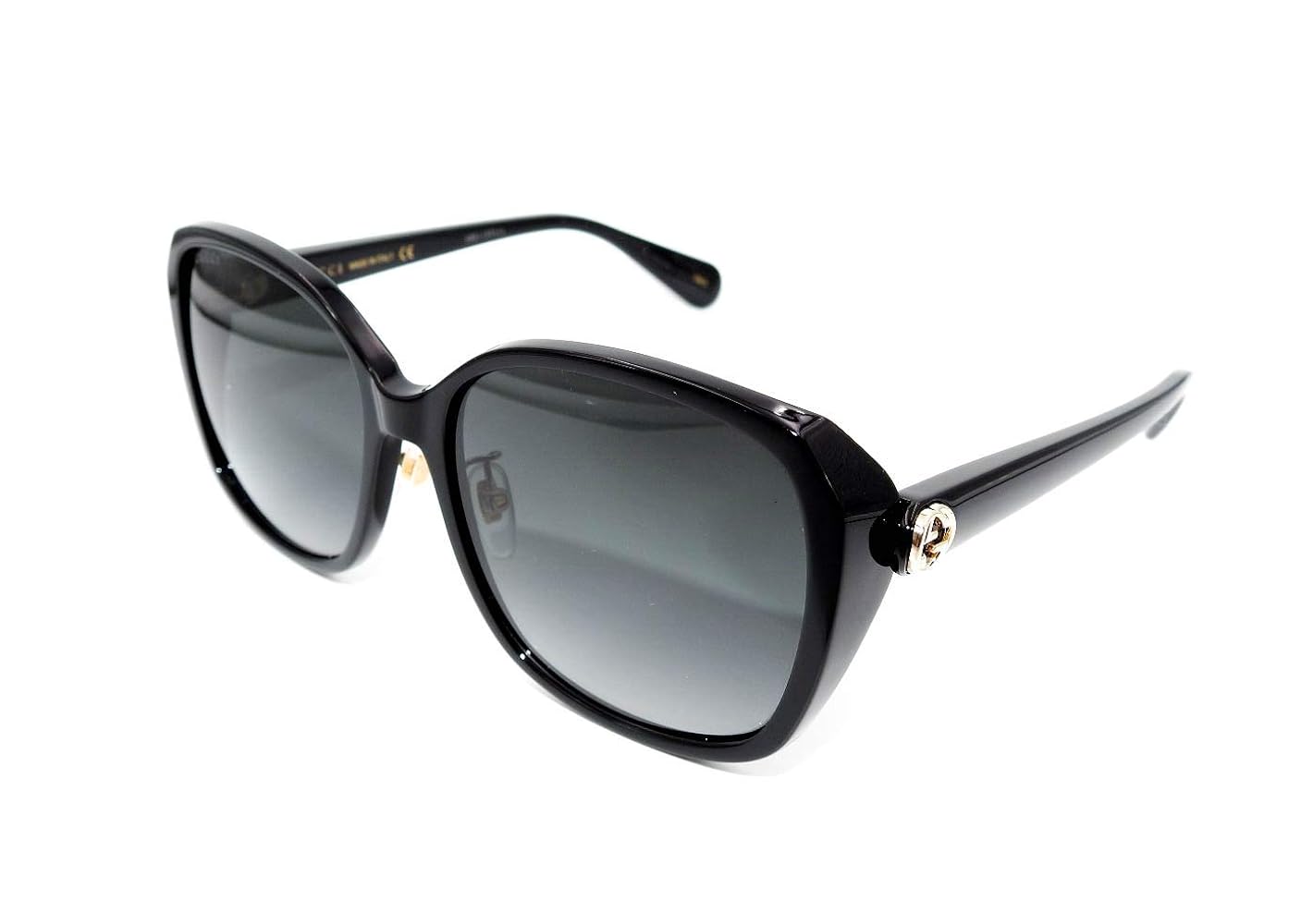 Amazon.com: Gucci 正品黑色太陽眼鏡GG0371SK - 001 *NEW*, 黑色