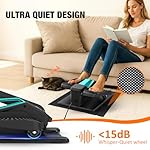 Under Desk Elliptical, Electric Leg Exerciser While Sitting for Seniors Adults, Portable Quiet Elliptical Exercise Machine, Seated Pedal Exerciser with Remote Control, 12 Adjustable Speeds - Image 5