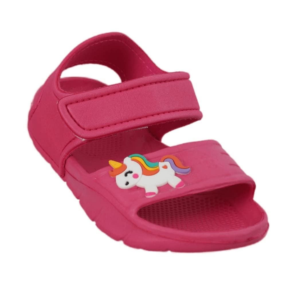 Yellow Bee Rubber Casual Fashion Sandals for Girls, Dark Pink, 8.5C, 3-3.5 Years (B0BTY7TF8P) Amazon Price History, Amazon Price Tracker