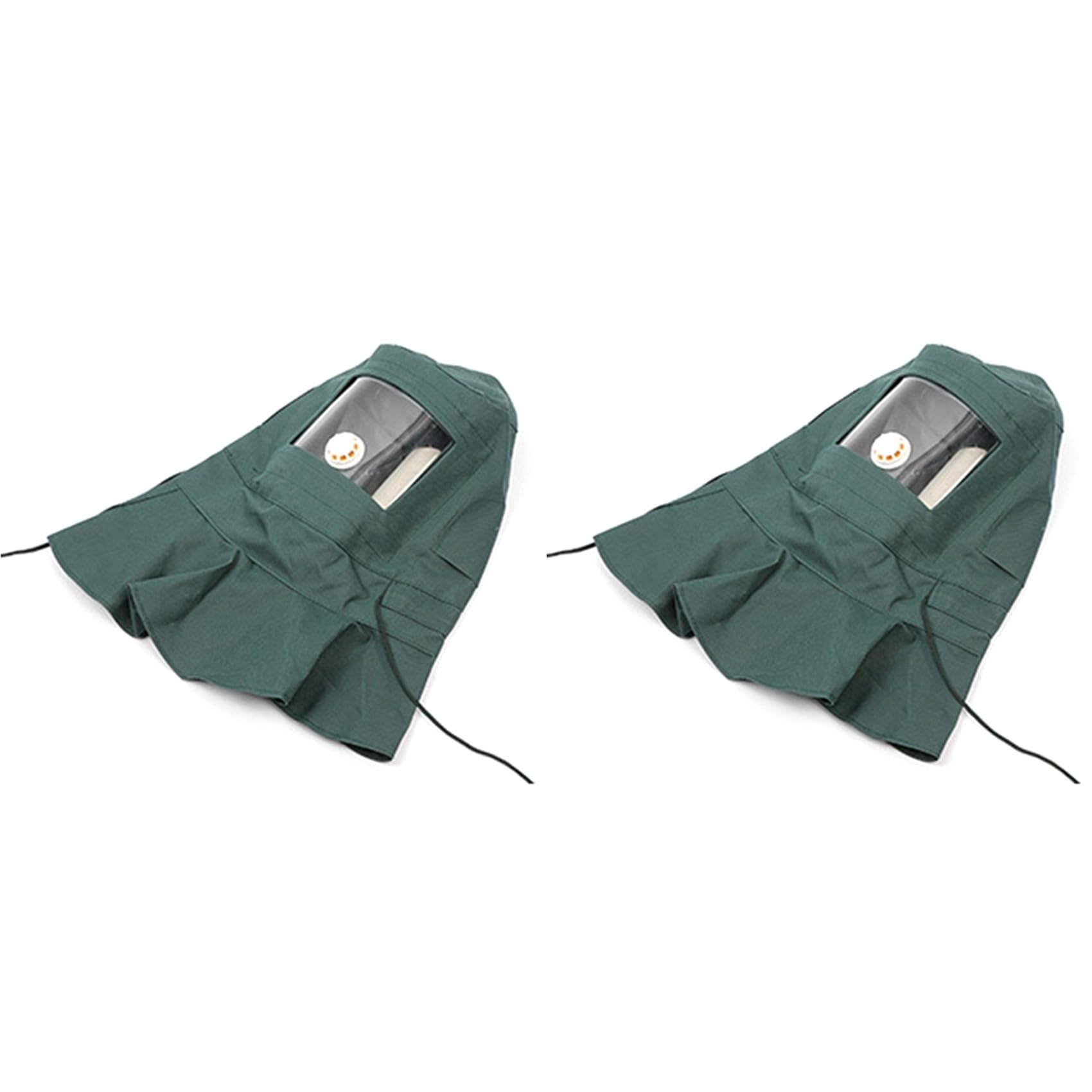 2X Industrial Labor Work Protection Canvas Sand Blasting Hood Anti Wind Anti Impact Mild Blasting Polishing Helmet