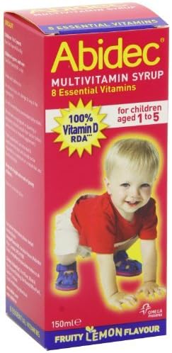 Abidec Multivitamin Syrup With Omega 3 Lemon Flavour - 150ml by Abidec