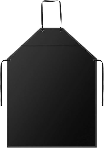 Hemoton Delantales de cocina para cocinar, aceite y agua, resistente a las manchas, delantal de cocinero para hornear, para mujeres y hombres, color