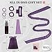 ZILAMPU No Heat Curling Rod Headband, Hair Curlers to Sleep In - Purple, 70