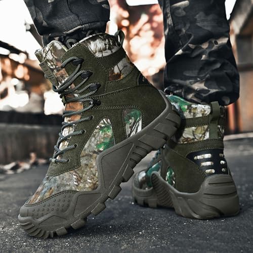 Military Tactical Boots for Men | Waterproof, Slip-Resistant, Breathable Combat Boots for Hiking, Trekking, & Work3