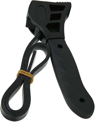 Qiilu Llave de correa de correa Llave de filtro de aceite Llave de correa de goma Llave de correa de goma Llave de cinturón Abrebotellas Herramienta