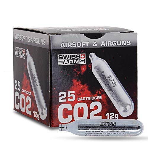 Swiss Arms Cartouches de gaz Co2 Airsoft par 25