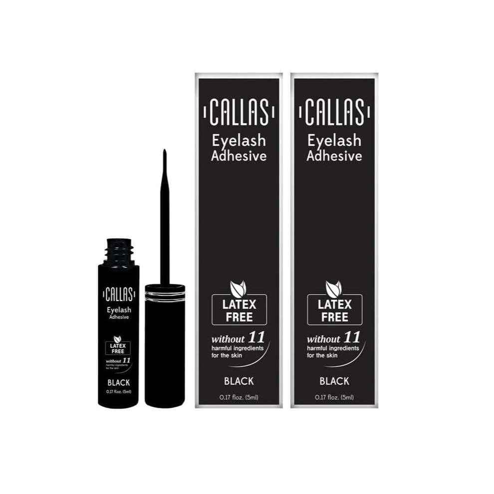 CALLAS Eyelash Adhesive Latex Free, Black 3-Pack