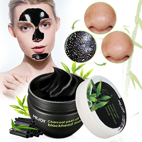 Masque Point Noir, Luckyfine, Masque au Charbon Noir, Masque Anti-Point Noir, Peel off Masque, Enlevez l'Acné et Nettoyez les Pores en Profondeur, Donnez-vous une Peau Propre, Lisse et Lumineuse