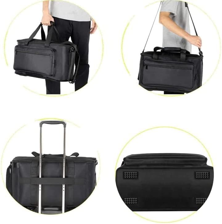 DJ Gig Bag for Music Equipment, Cables, Laptops, and Gear – DJ Equipment Bag with Shoulder Strap and Trolley Strap for Travel - Complete with Accessories Organizer Travel Case - Image 5