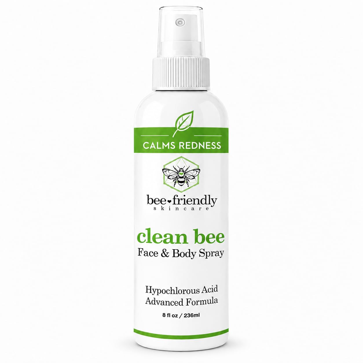 BeeFriendly® Hypochlorous Acid Spray For Face & Body, Skin, Daily Use, 8 oz