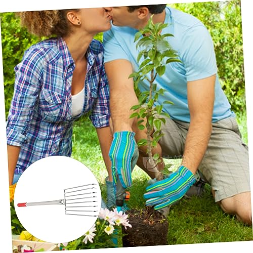 Toddmomy Ancinho De Jardim De Aço Inoxidável 2 Peças Ancinho De Aço Inoxidável Ancinho De Concha Fer