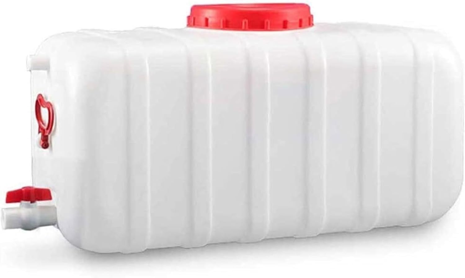 Water Canister Portable Drinking Water Tank Water Bucket Hiking Camping Picnic Travel BBQ Thick Plastic Horizontal Water Storage Container