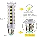 COOLDAY 15W Corn Led Light Bulbs 6000k Replacement for 150 Watt Bulb, Screw Socket E26 1360Lm Lamp Bulb LED Energy Saving Home Light Corn Bulb AC85~265V (Pack of 4)