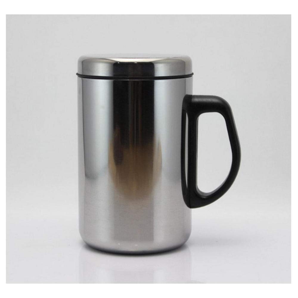 Taza térmica aislada de acero inoxidable no magnética de doble capa taza de té fácilmente aislada