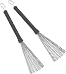 1 Pair Retractable Drum Wire Brushes Drum Stick Brushes for Jazz Folk Rock Band