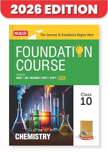 Image of MTG Foundation Course Class 10 Chemistry For NEET, IIT-JEE, CUET & Boards Exams (Edition 2026-2027)