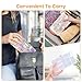 Moon Magpie 2PACK Extra Thick Bead Organizers, 15 Grid Mini Clear Plastic Storage Box Craft Containers for Nail jewelry rhinestones DIY Supply Case