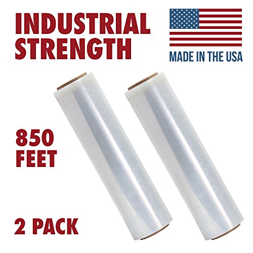 18 Inches X 850 Feet Tough Pallet Shrink Wrap, 80 Gauge Industrial Strength