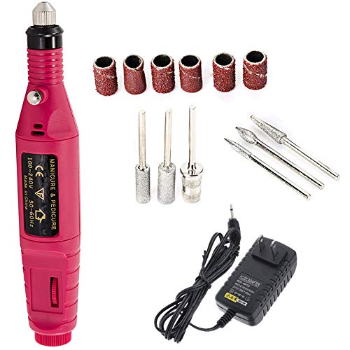 iMeshbean® Acrylic Nail Art Set with Acrylic Powder, Liquid,Glitter Nail Rhinestones Decoration Manicure Nail Art Home DIY Kit for Beginners/Professional (42 in 1 Cambo Kit + Electric Nail Drill)