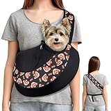 Dog Carrier, Bienbee Dog Sling Carriers for Small Dogs Pet Carrier Dog Bag for Traveling with Breath