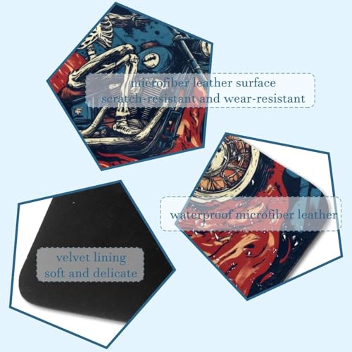 Funda para laptop de 13.8x10.2 pulgadas con diseño de esqueleto holandés para ordenador 3