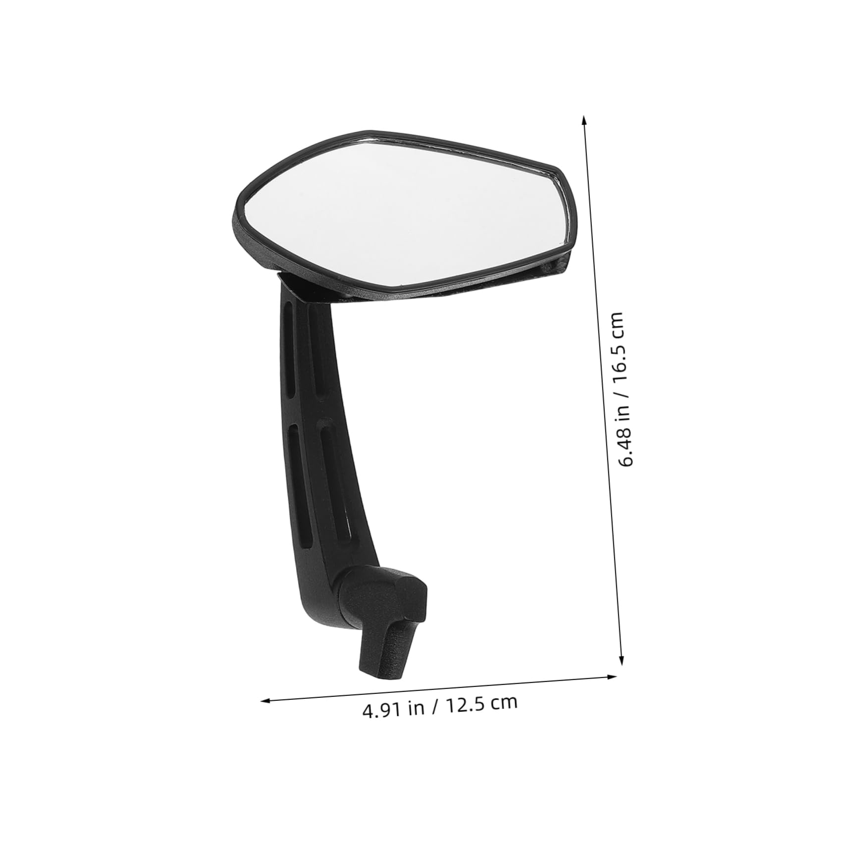 Specchietti Bar End per Moto, Coppia, Vetro e Lega | Cruiser e Chopper, Chiarezza Elevata, Resistente alle Intemperie, Design Sportivo