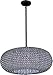 Maxim 39879BCBZ Glimmer Beveled Crystal Ball Pendant Ceiling Light, 9-Light Xenon 540 Watts, 12"H x 24"W, Bronze