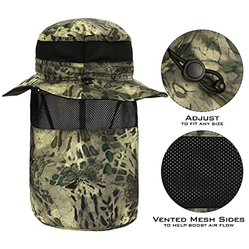 Image of KastKing Sol Armis UPF 50 Boonie Hat - Sun Protection Hat, Fishing Hat, Beach & Hiking Hat, Paddling