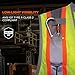Ergodyne GloWear 8231TV Hi Vis Tool Tethering Safety Vest - Type R, Class 2, Dual Certified